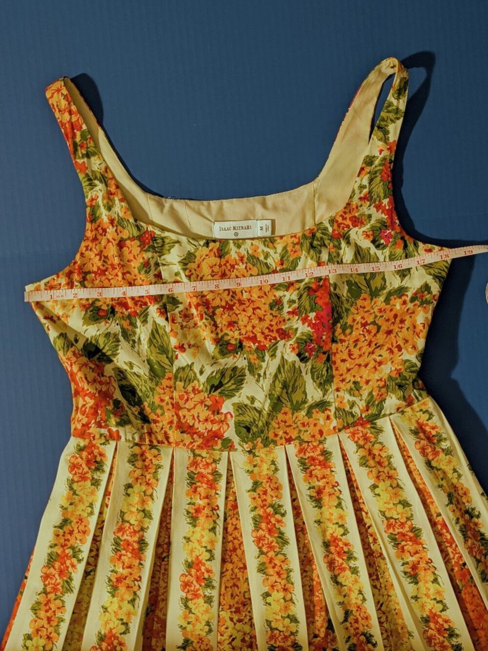 NWOT ISAAC MIZRAHI x Target Cotton Floral Dress Size M - Picture 16 of 16